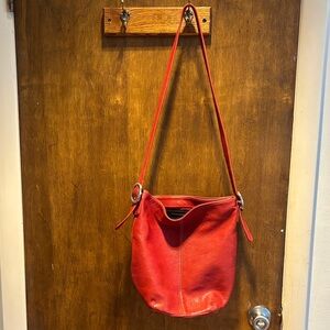 Tignanello Vibrant Red Shoulder Bag